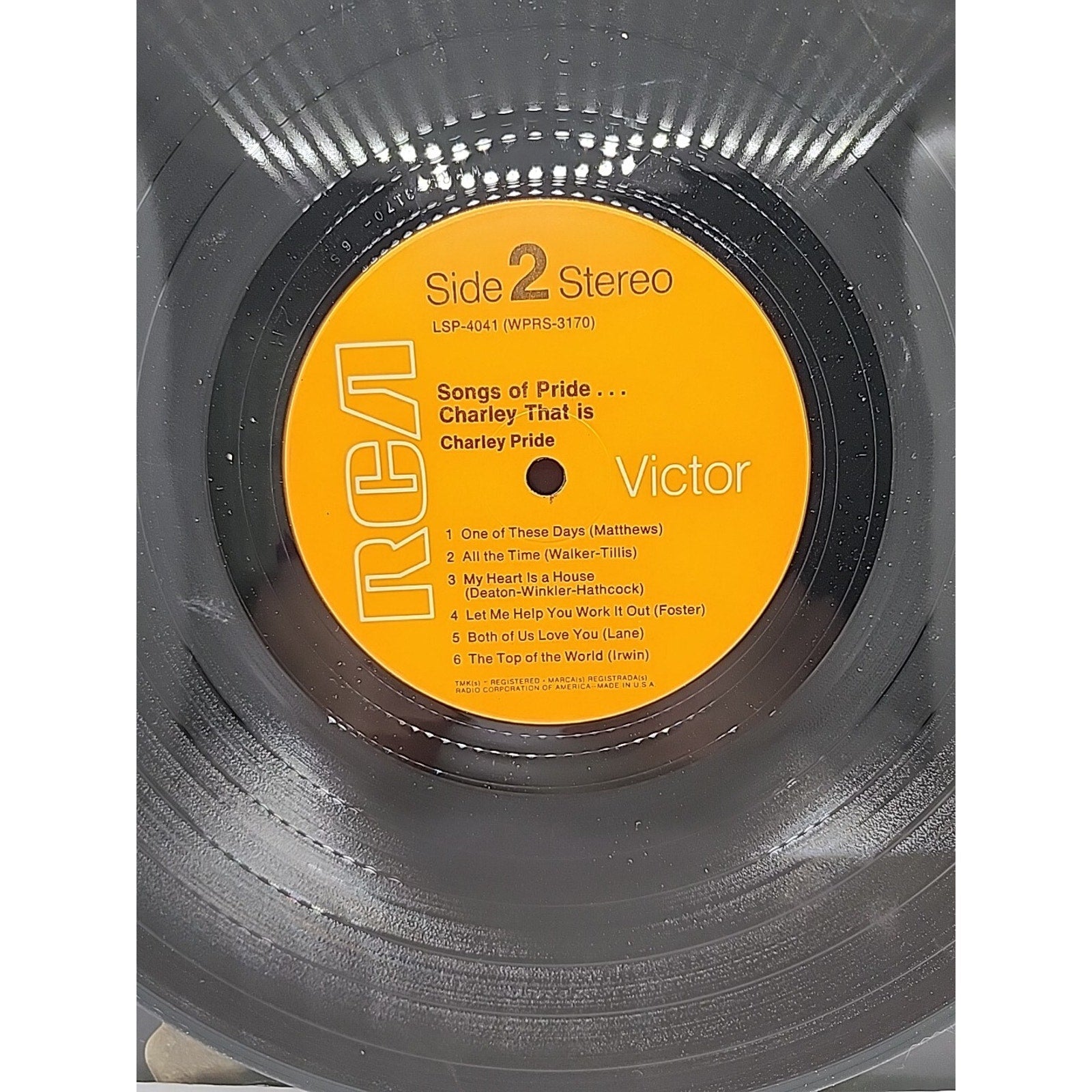 Charley Pride Songs Of Pride Charley That Is (Record)