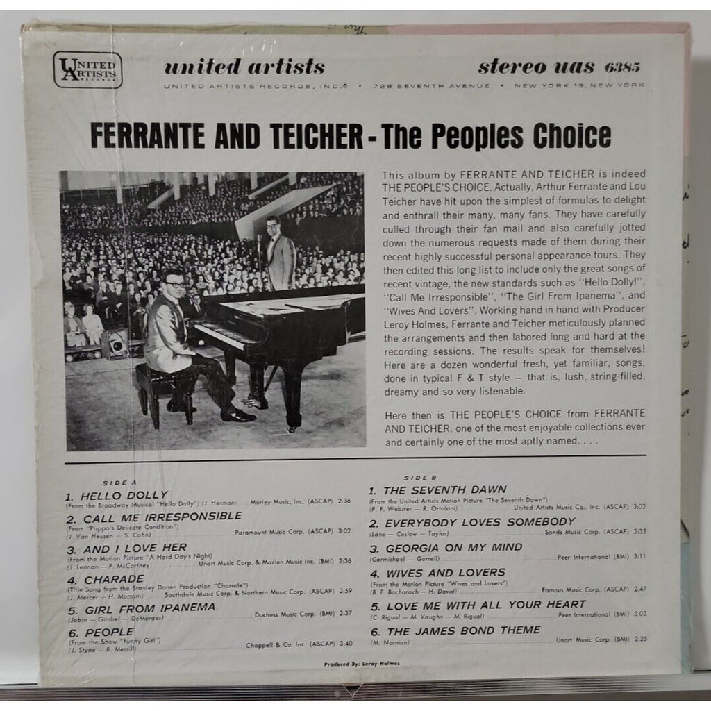 Ferrante & Teicher The Peoples Choice (Record)
