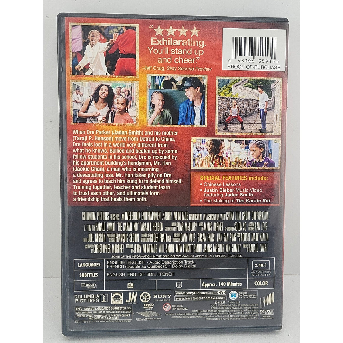 The Karate Kid (DVD, 2010)