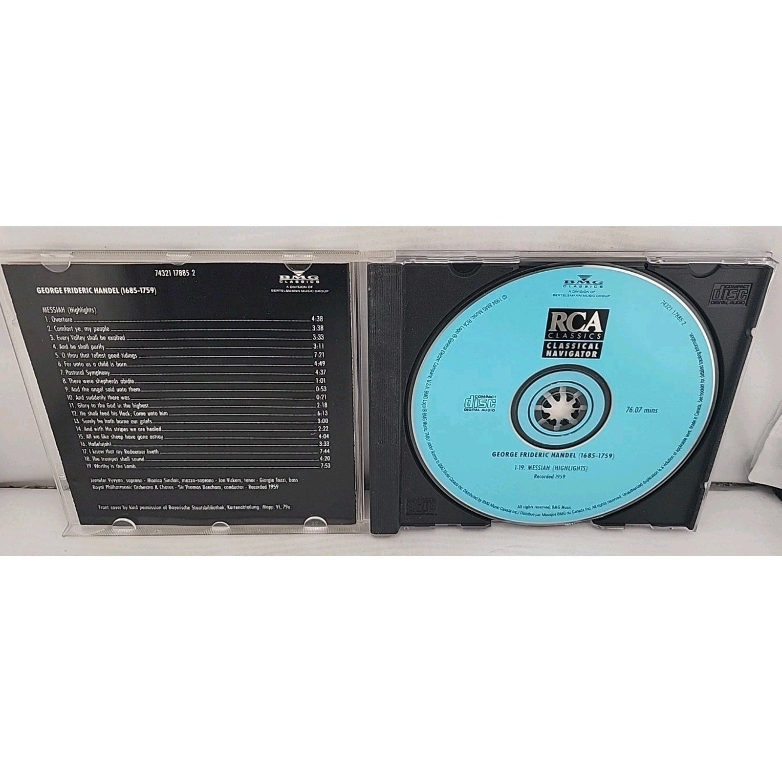 Handel: Messiah - Music CD - Handel,G.F. - Classical Navigator