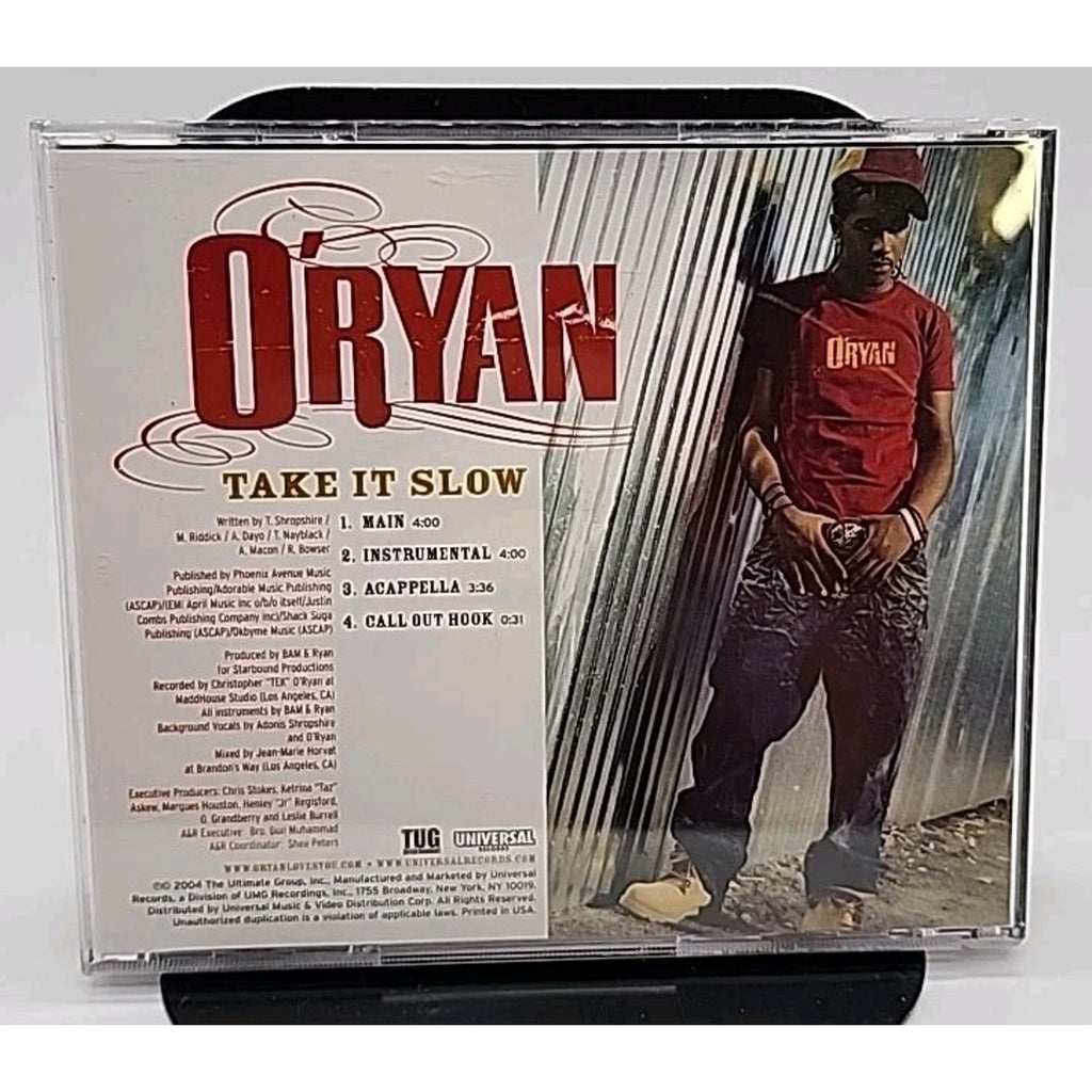 Take It Slow by O'Ryan (CD, 2004) - CD Single