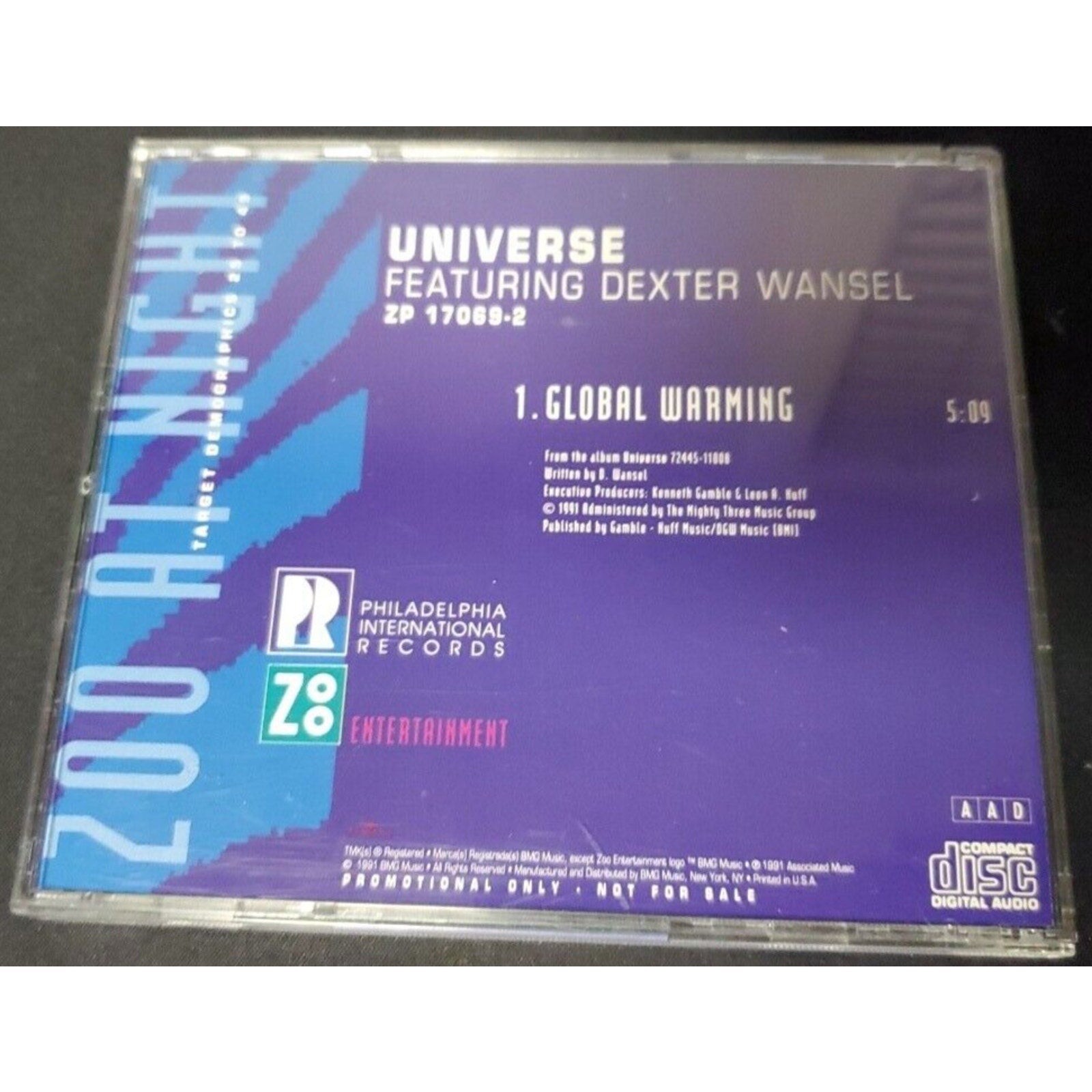 Universe Featuring Dexter Wansel Global Warming (CD) - Single