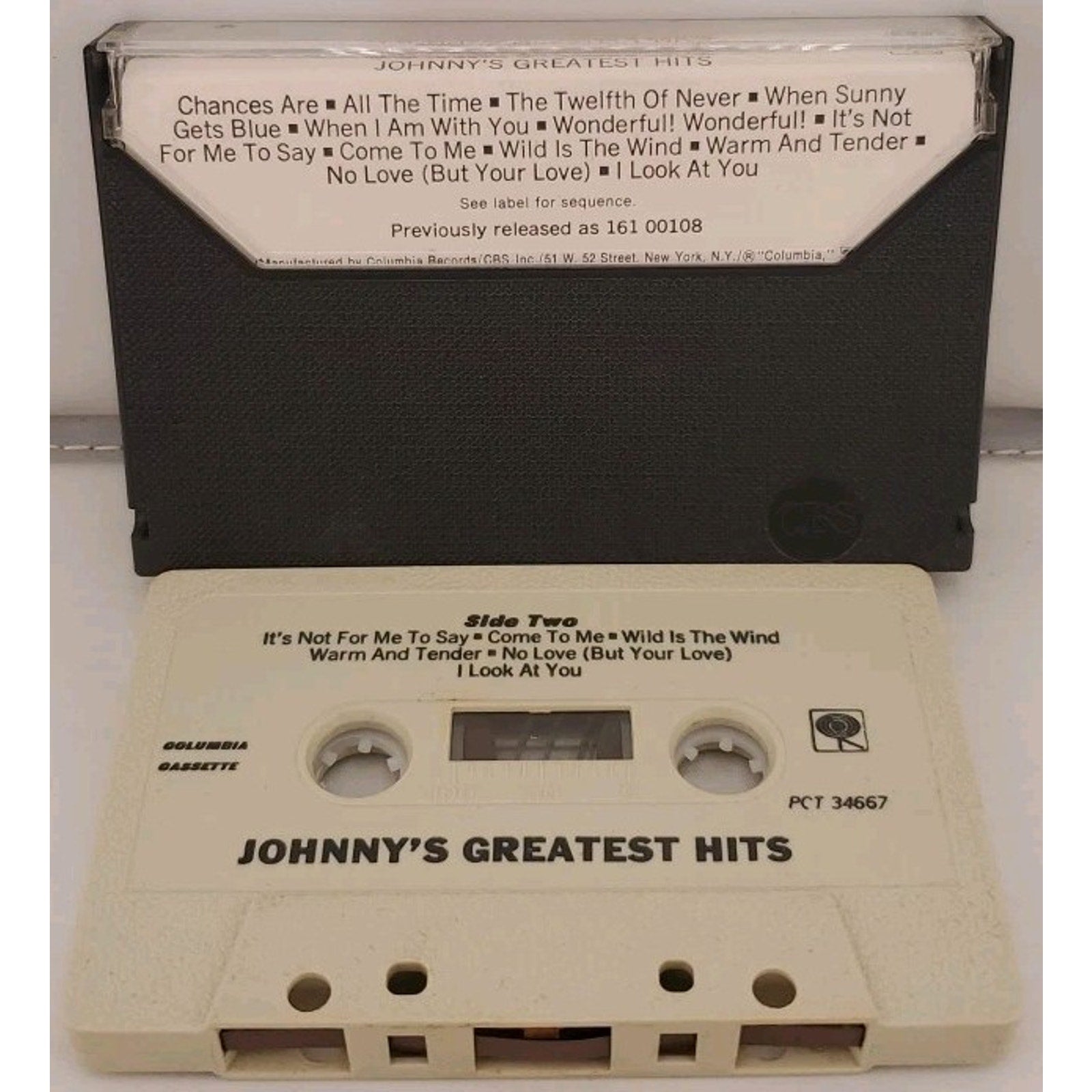 Johnny's Greatest Hits by Johnny Mathis (Cassette, Mar-1988, Columbia (USA))