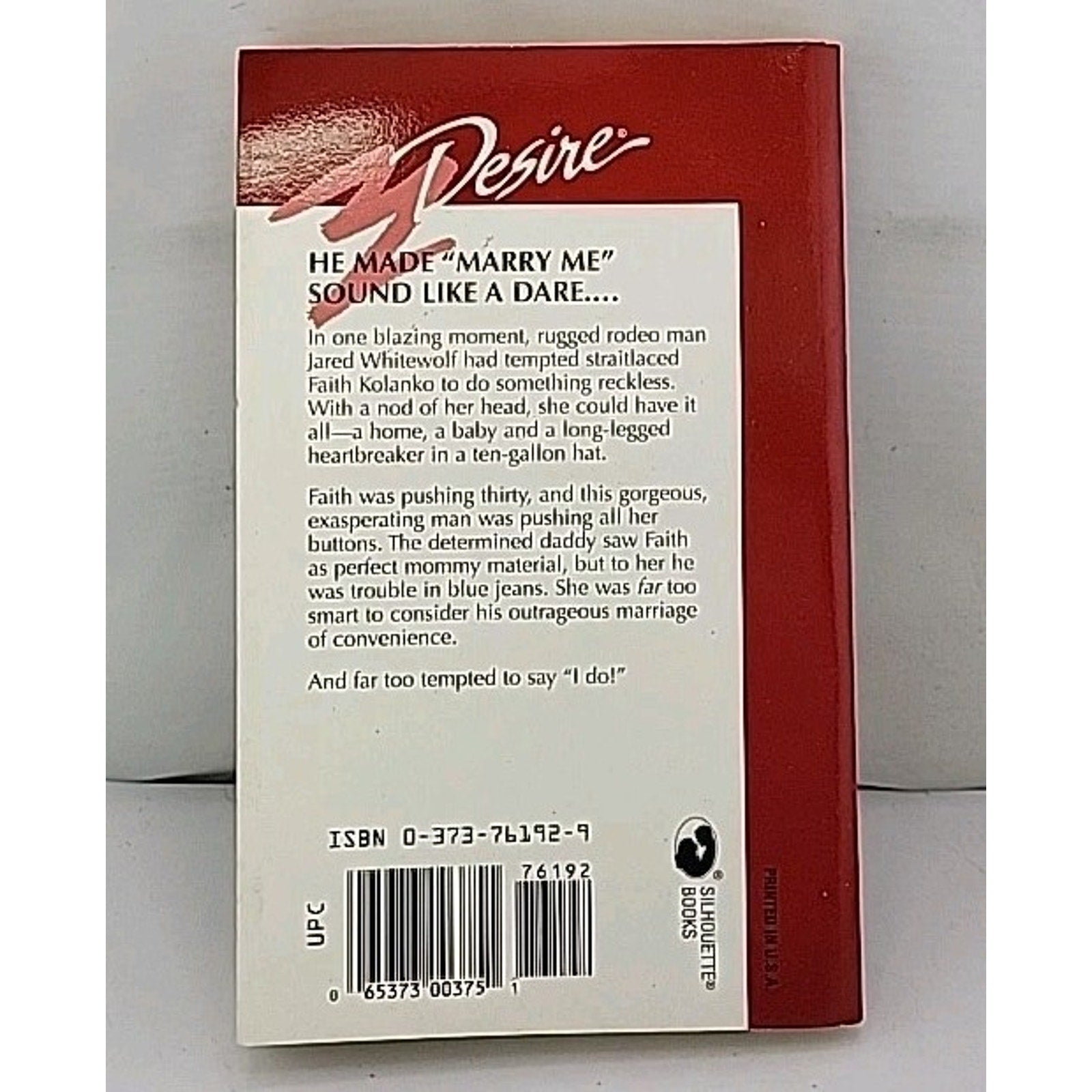 Cowboy's Seductive Proposal by Sara Orwig (1998, Mass Market)