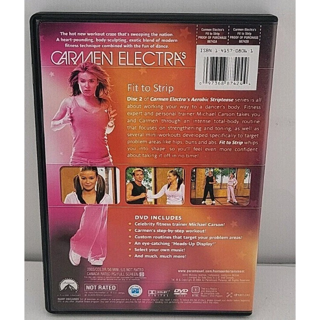 Carmen Electras Aerobic Striptease: Carmens Fitness Collection (DVD, 2005,...