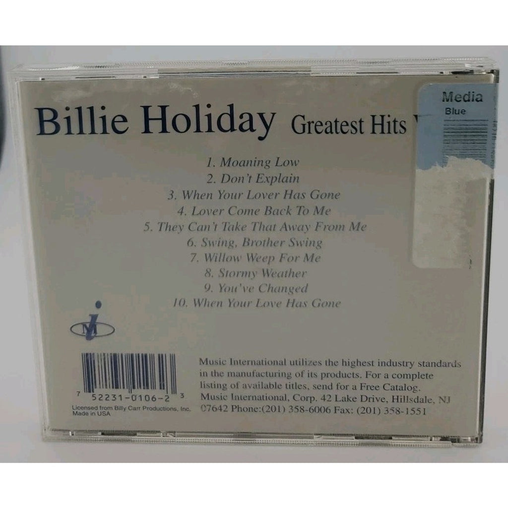 Billie Holiday Greatest Hits Vol.2 (CD)
