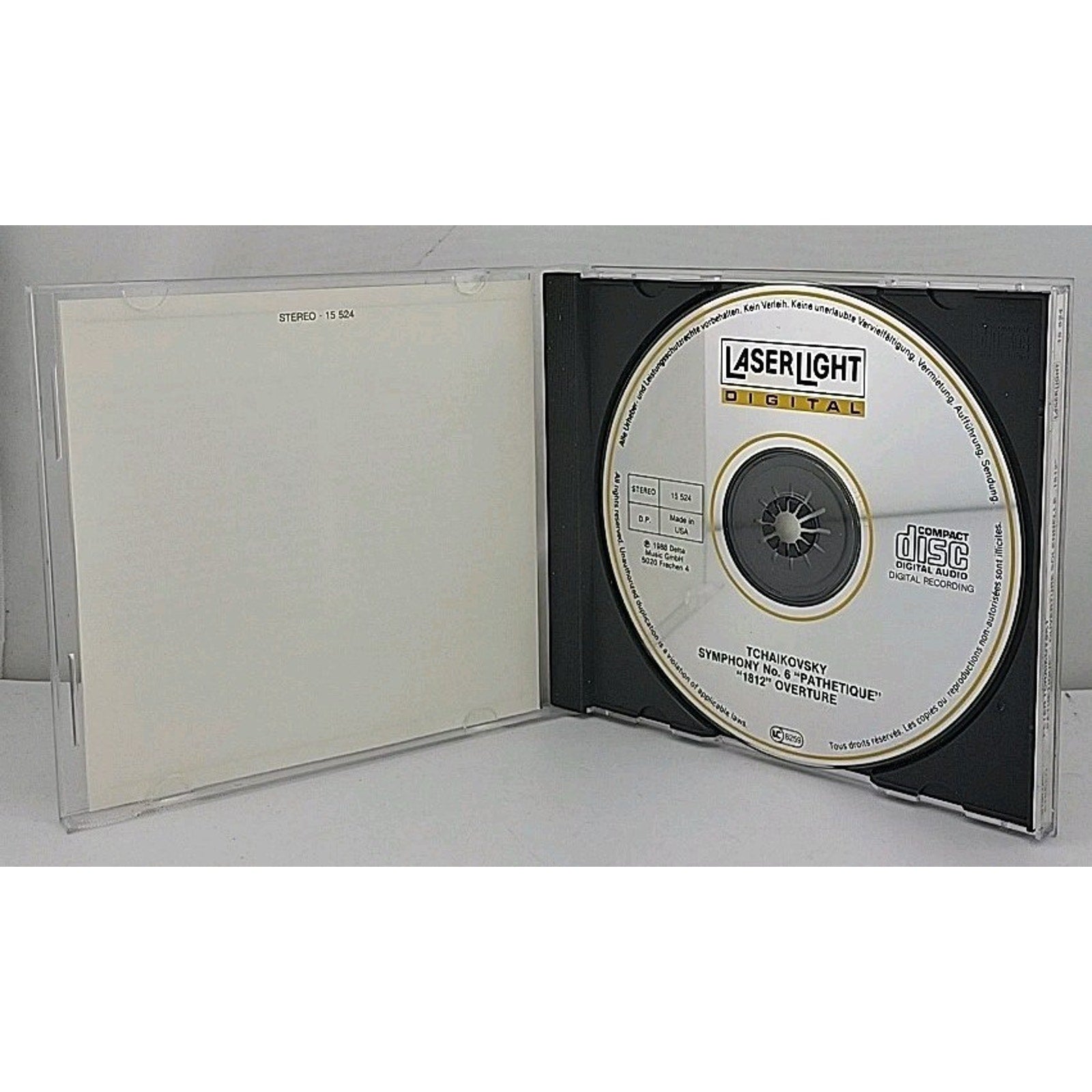 Sym 6/1812 Ovt by P.I. Tchaikovsky (CD, 1990)