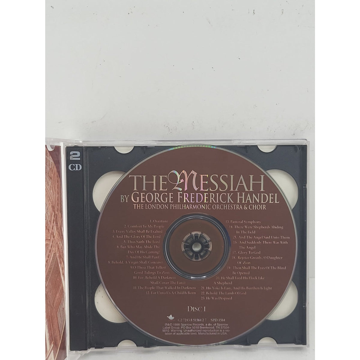 The Messiah By George Frederick Handel CD