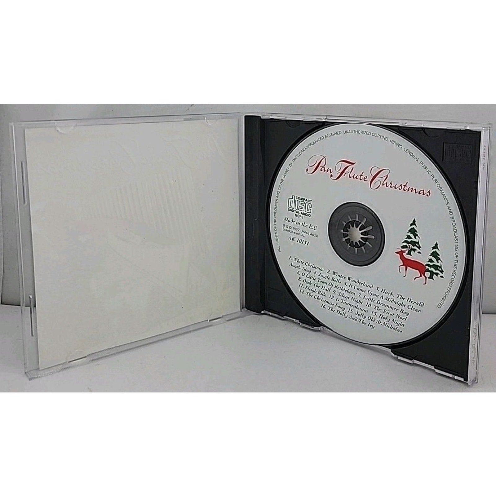 Pan Flute Christmas Music CD Holiday Instrumental Album