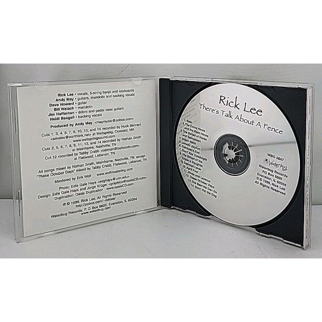 Talk about a Fence by Rick Lee (CD, 1999)