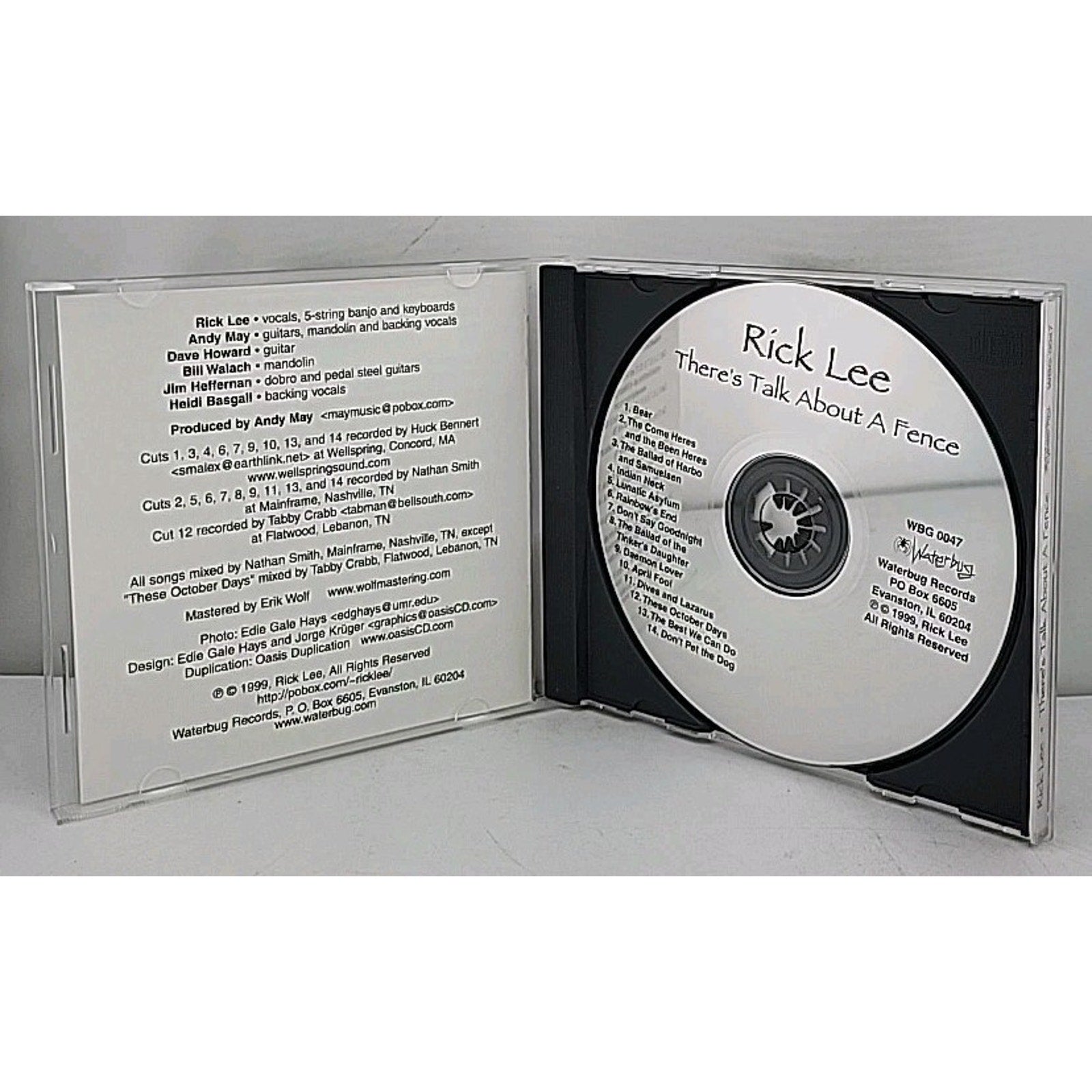 Talk about a Fence by Rick Lee (CD, 1999)