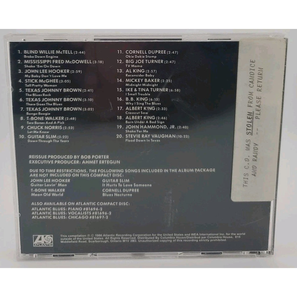 Atl Blues: Guitar by Various (CD, 1990)