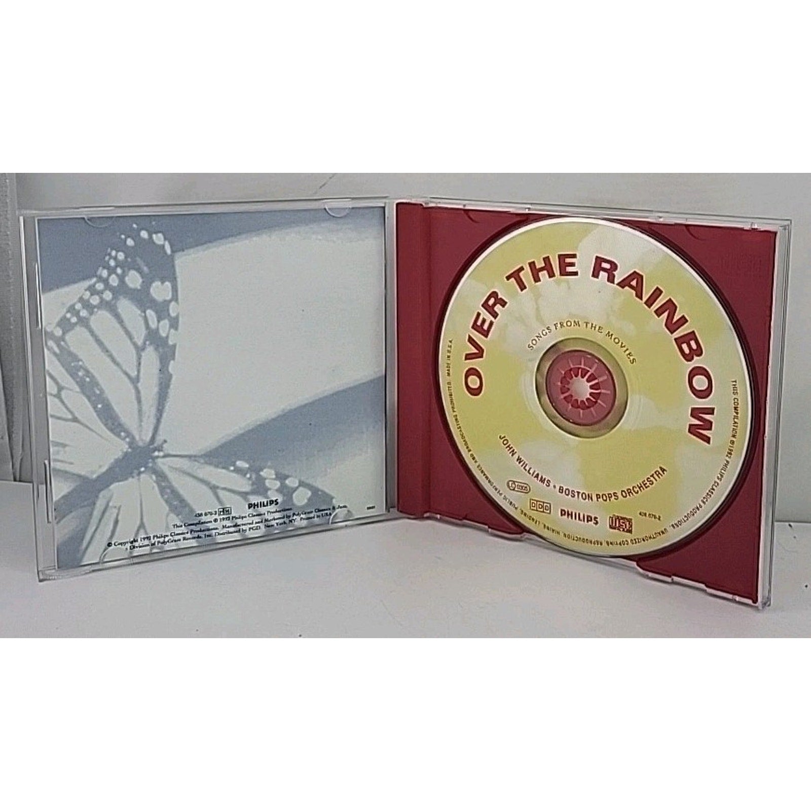 Over the Rainbow / Songs from the Movies by Boston Pops (CD, 1992)