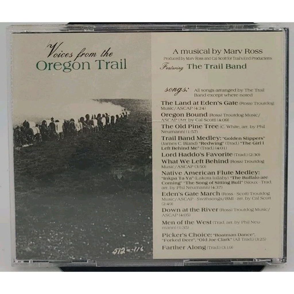 Voices From The Oregon Trail Original Score Soundtrack CD