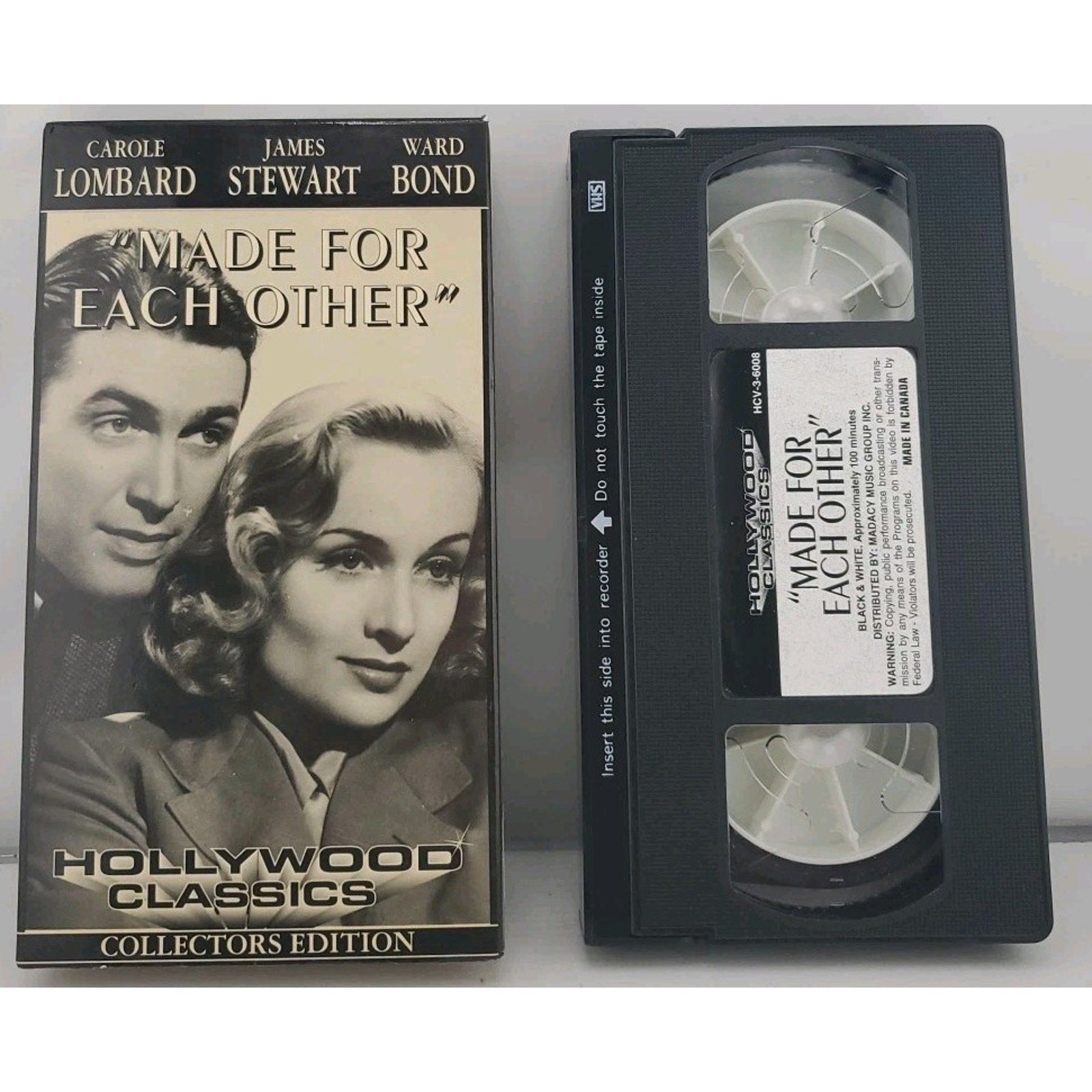 Made for Each Other (VHS, 1999, Collectors Edition)