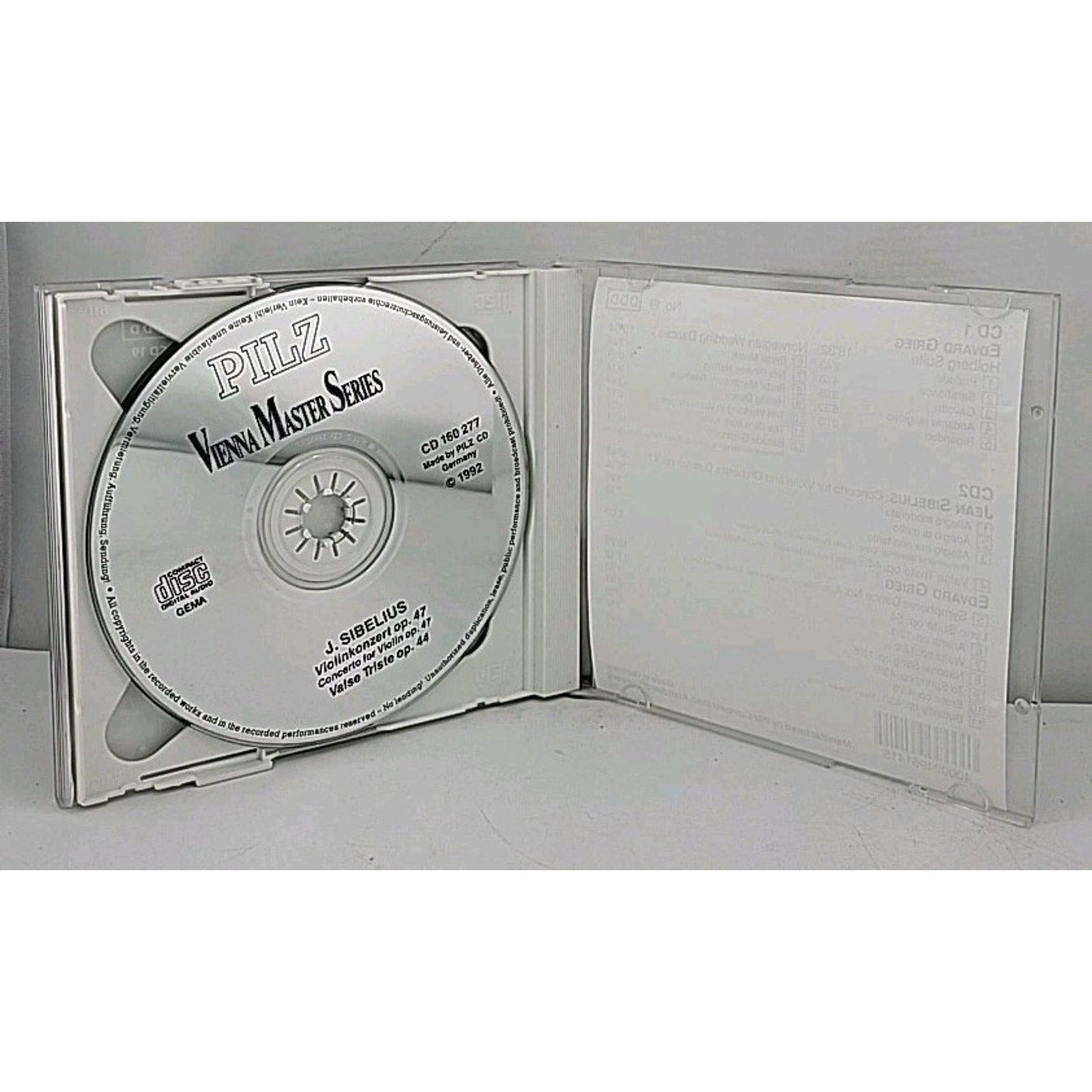 Grieg: Holberg Suite, others; Sibelius: Violin Concerto, other - 2 CD set