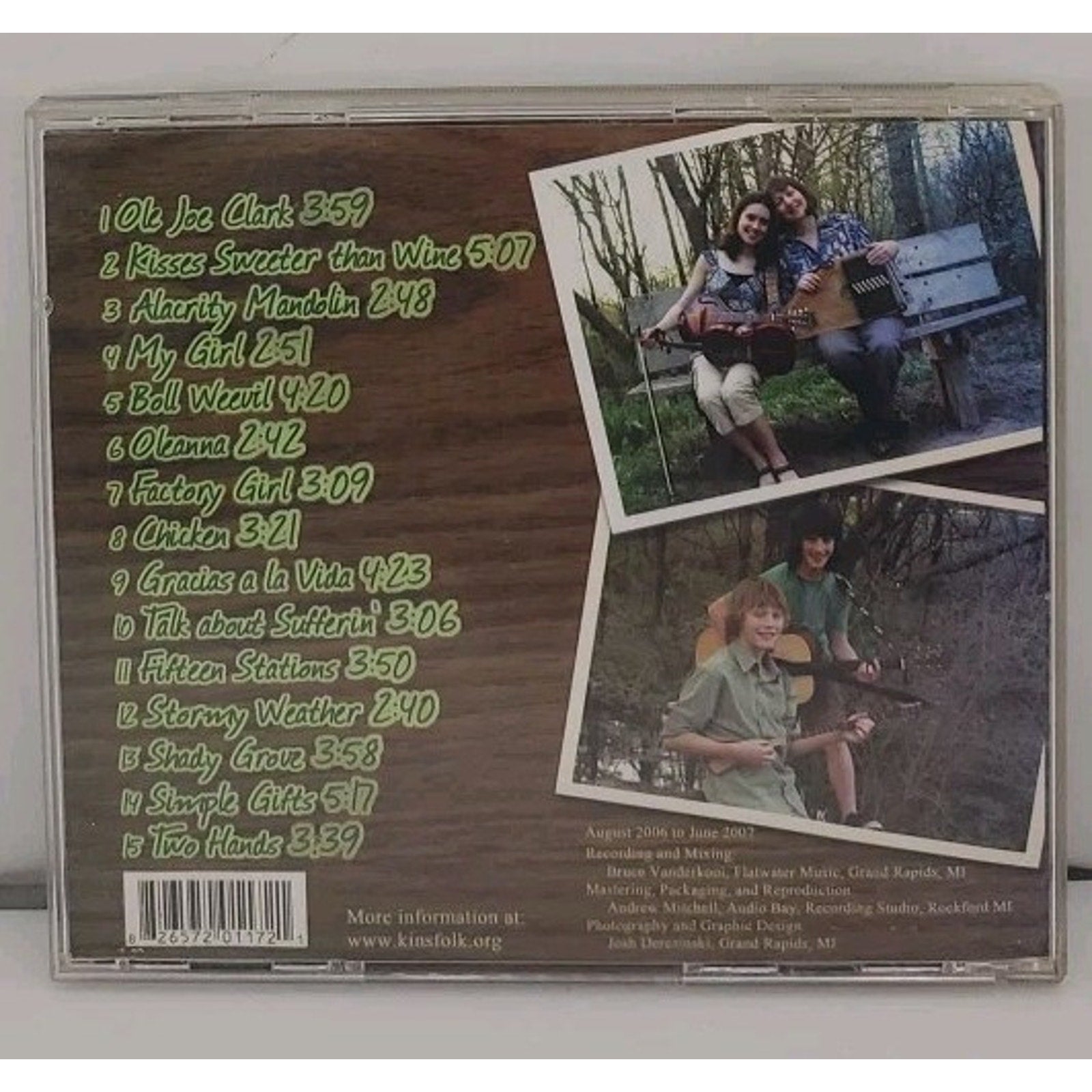 Kinsfolk - Simple Gifts CDr