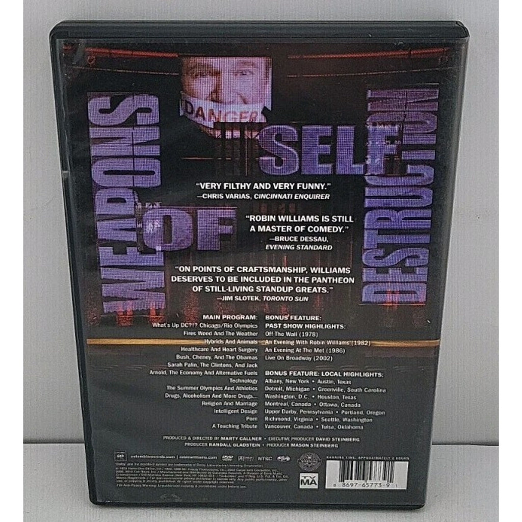 Weapons of Self Destruction (DVD, 2009)