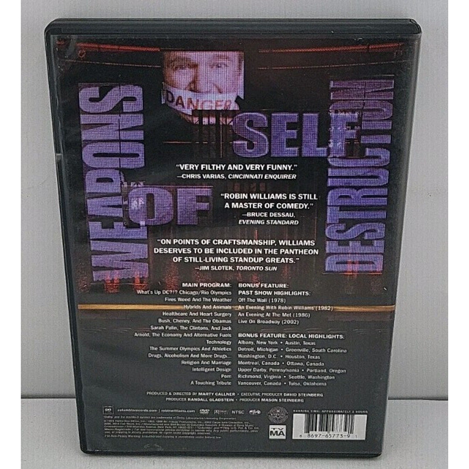 Weapons of Self Destruction (DVD, 2009)
