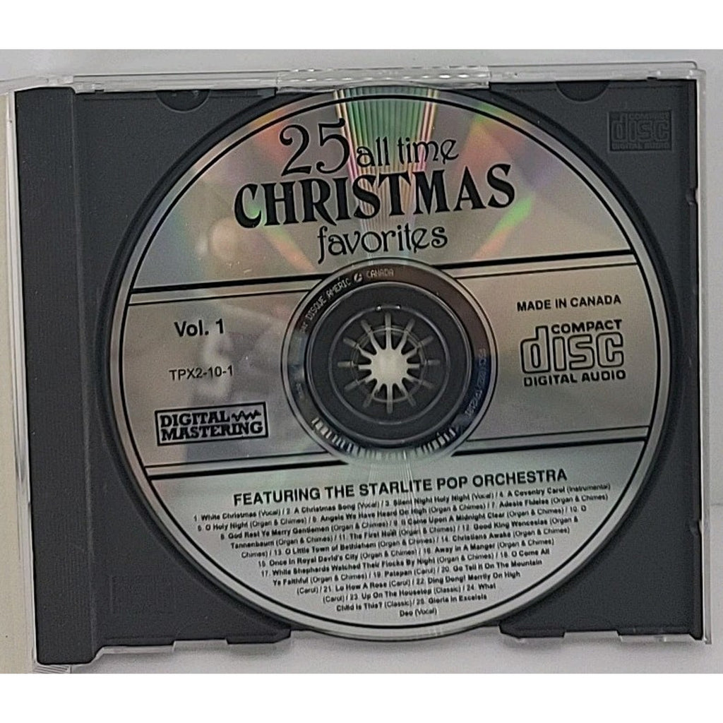 25 All Time Christmas Favorites by the Starlite Pop Orchestra (CD)
