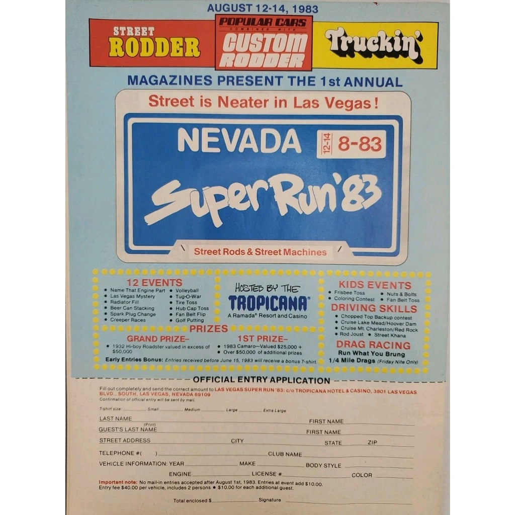 Street Rodding Magazine Summer 1983