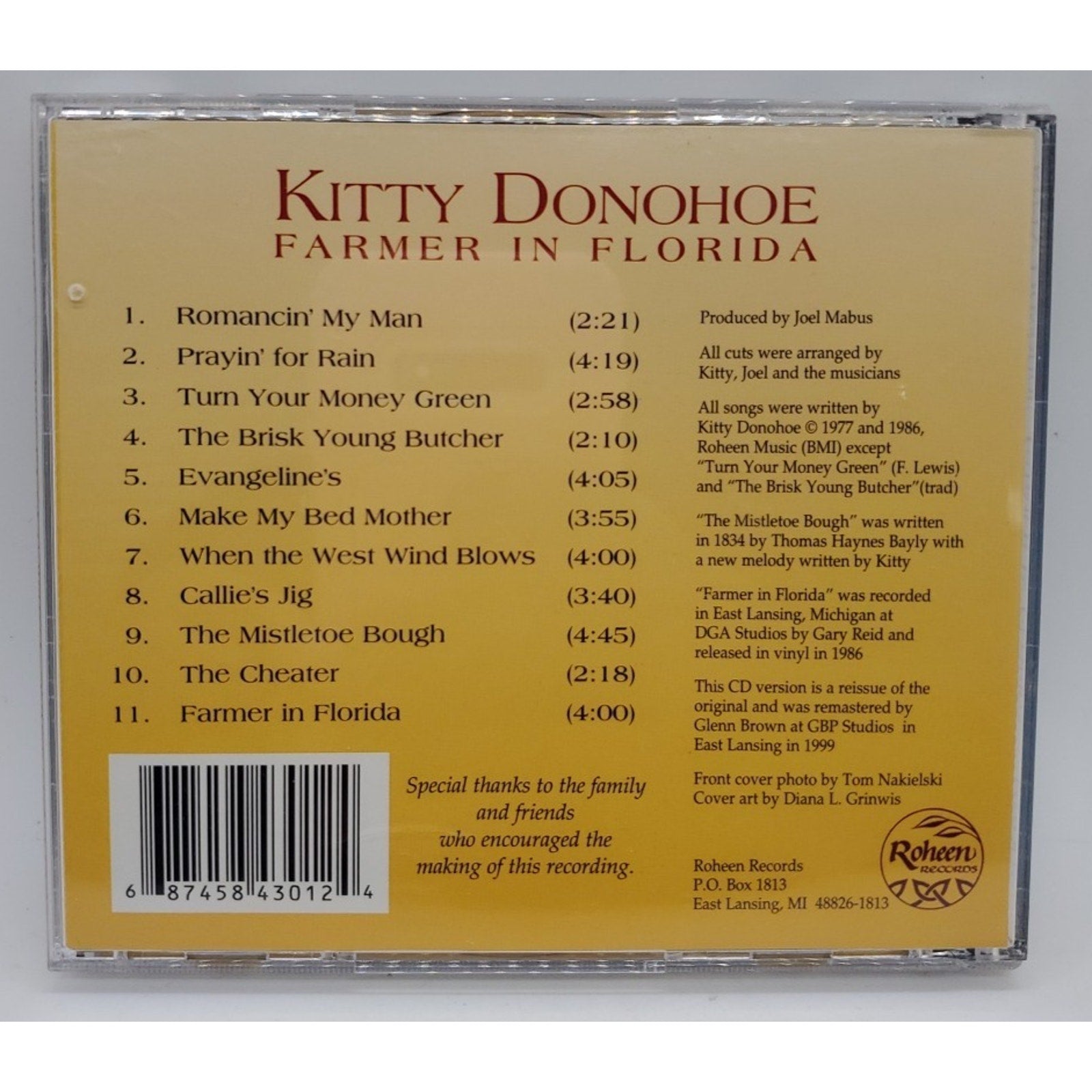 Farmer in Florida by Kitty Donohoe (CD, 2005)