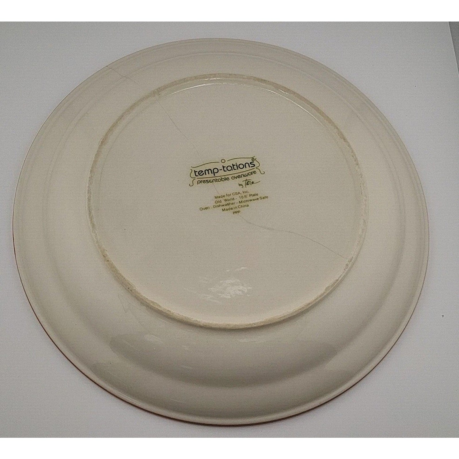 Temptations Cranberry Old World Salad Plates, 3 pcs.