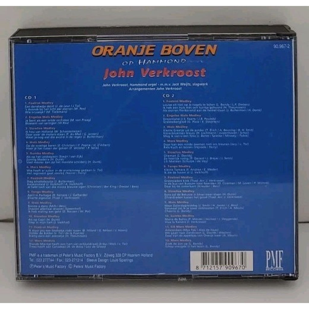 Oranje Boven - Op Hammond - John Verkroot CD
