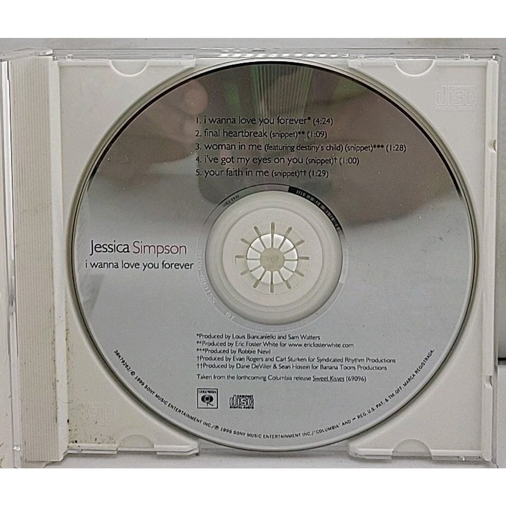 I Wanna Love You Forever [CD5/Cassette Single] [Single] by Jessica Simpson (CD,