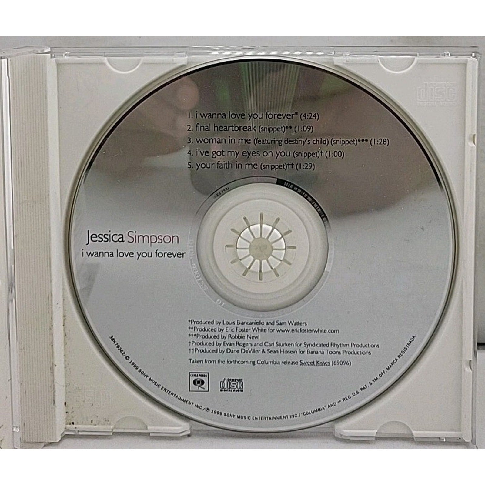 I Wanna Love You Forever [CD5/Cassette Single] [Single] by Jessica Simpson (CD,