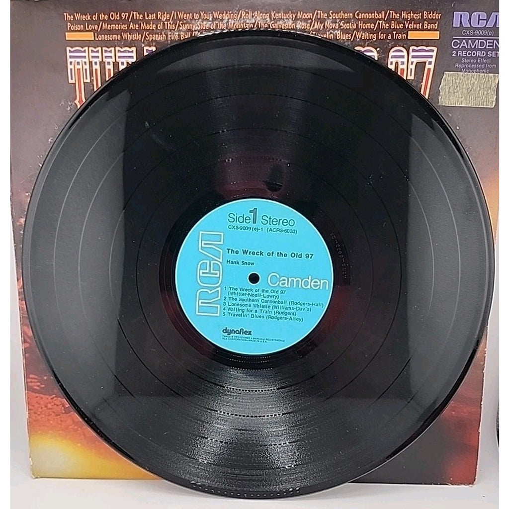 Hank Snow The Wreck of the Old 97 CXS 9009 Record Album Vinyl LP