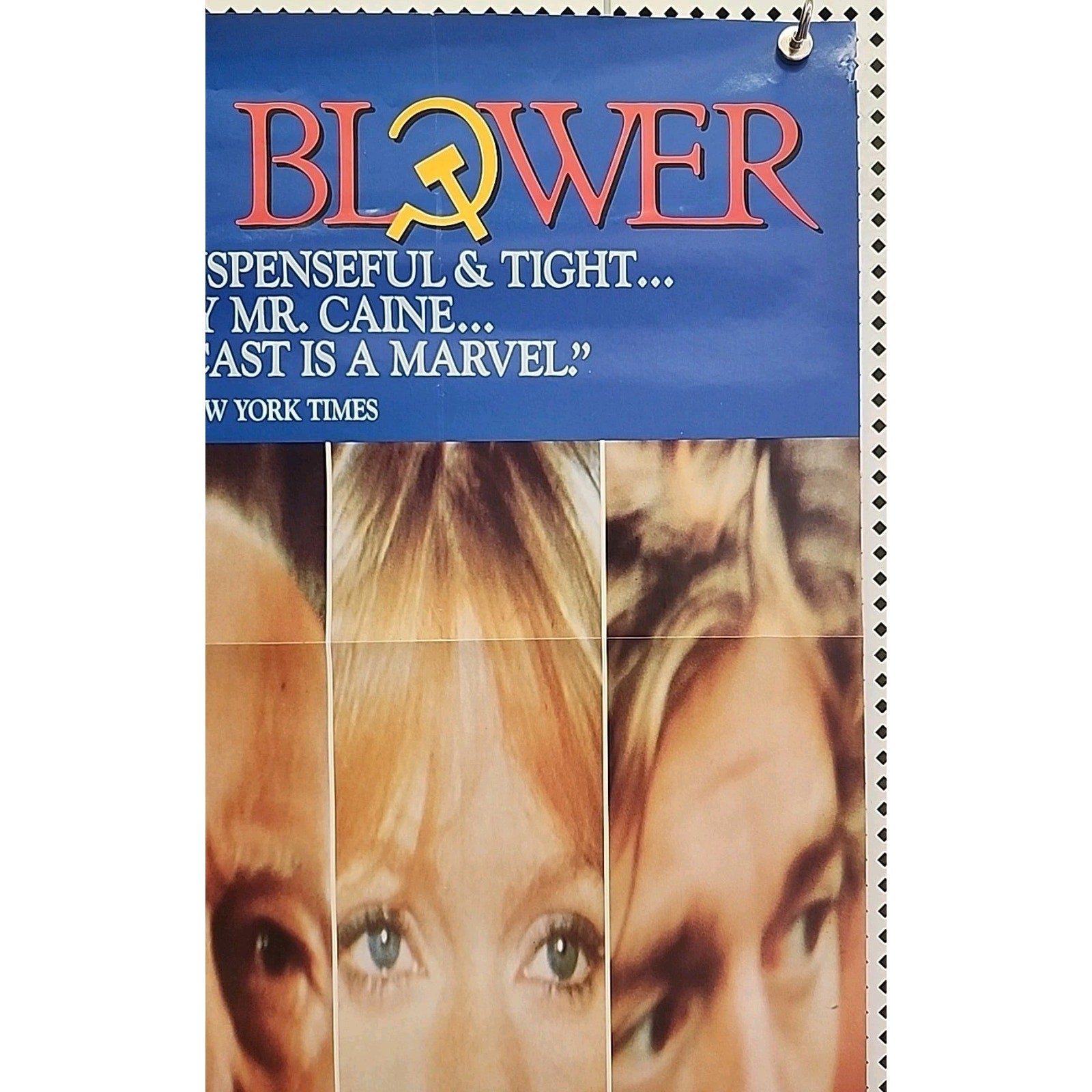 1987 Whistle Blower Home Video Movie Poster 26X40 Rolled 1 Sheet Michael Caine