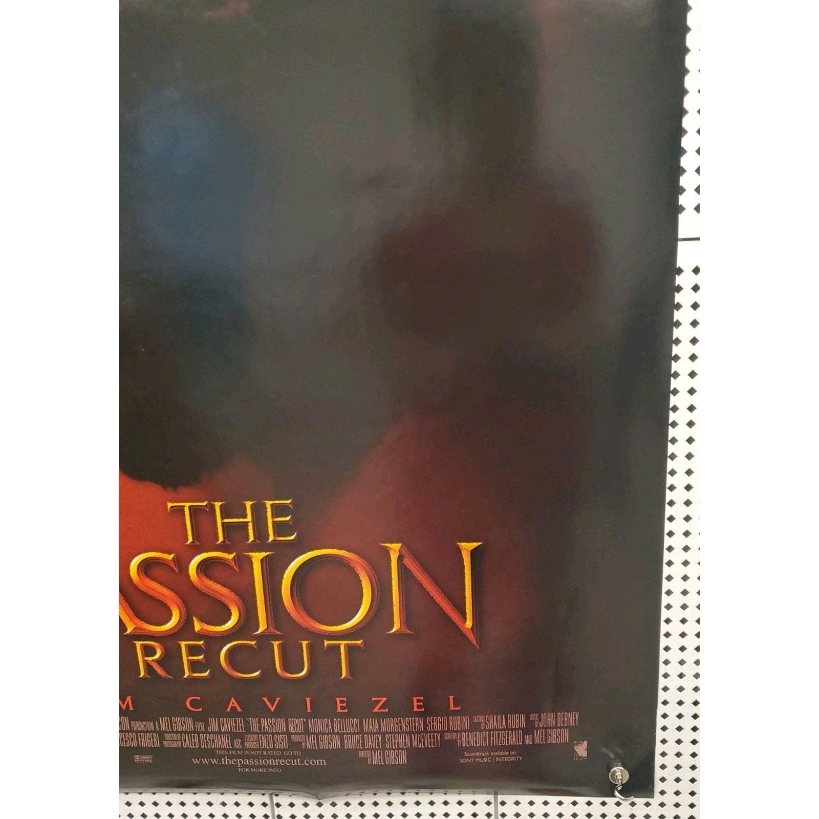The Passion Recut Original One Sheet Movie Poster - 2004 - Mel Gibson 27x40