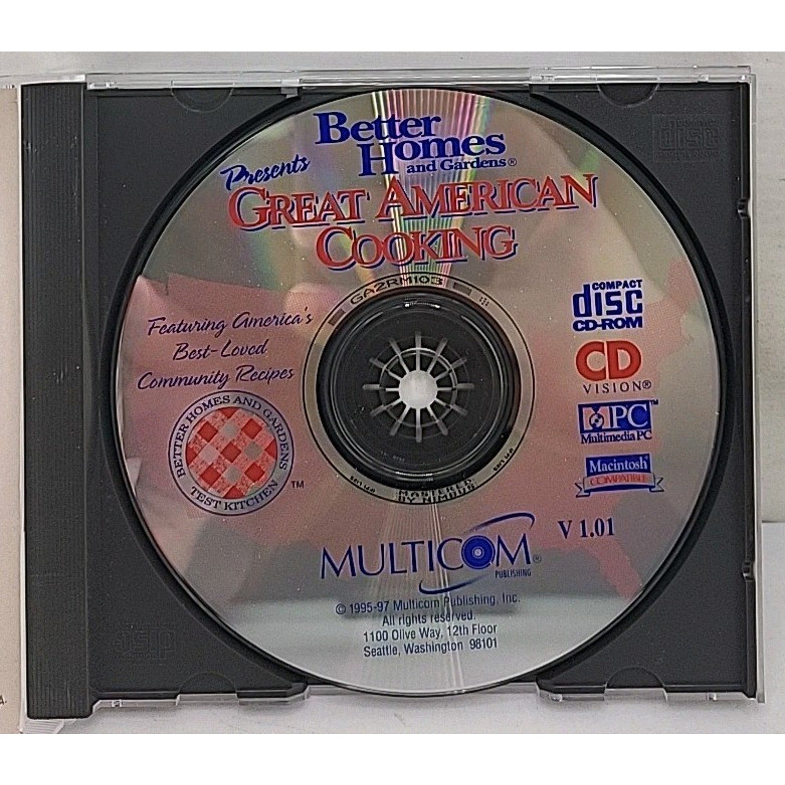 Better Homes And Gardens - Great American Cooking - CD