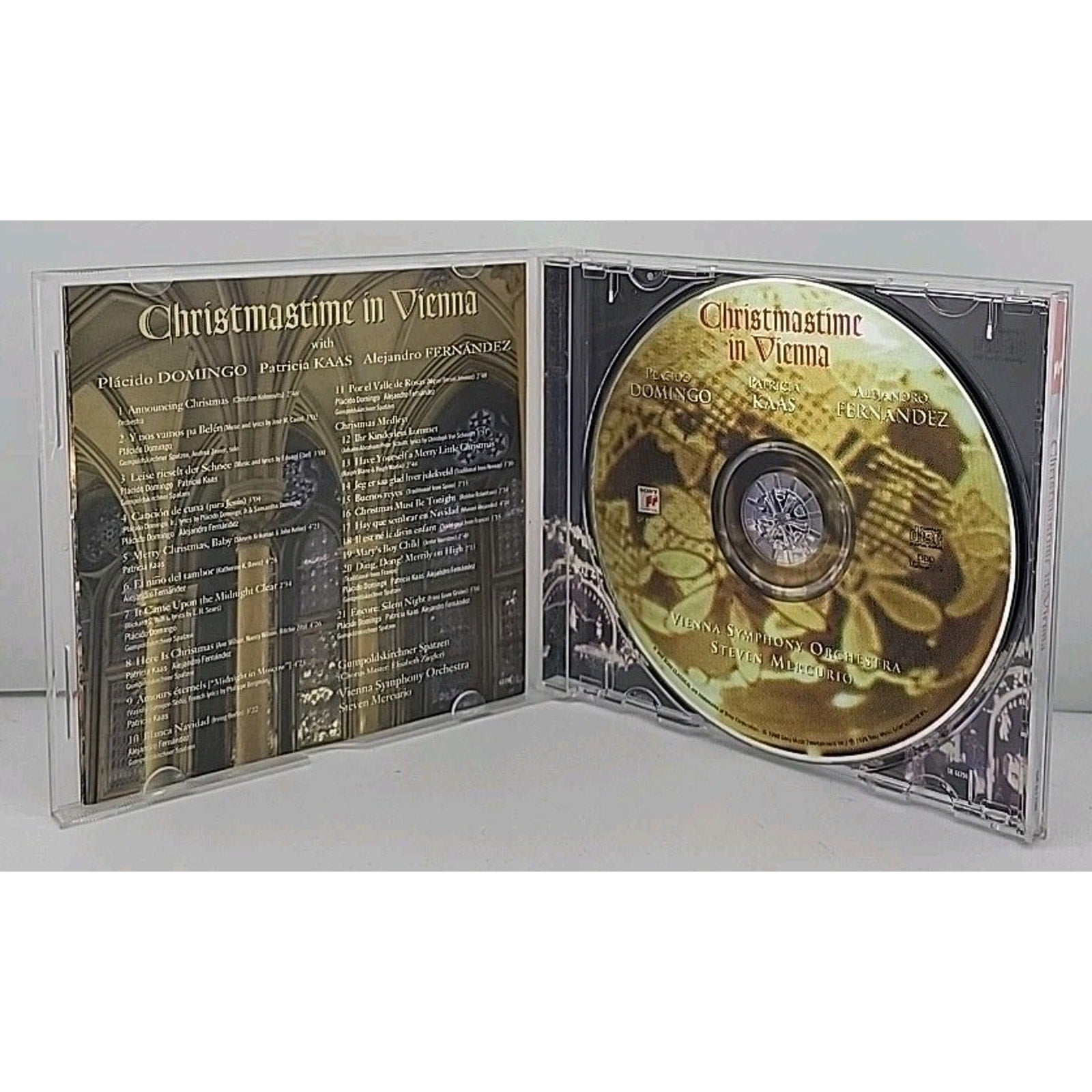 Christmastime in Vienna by Placido Domingo (CD, 1999)