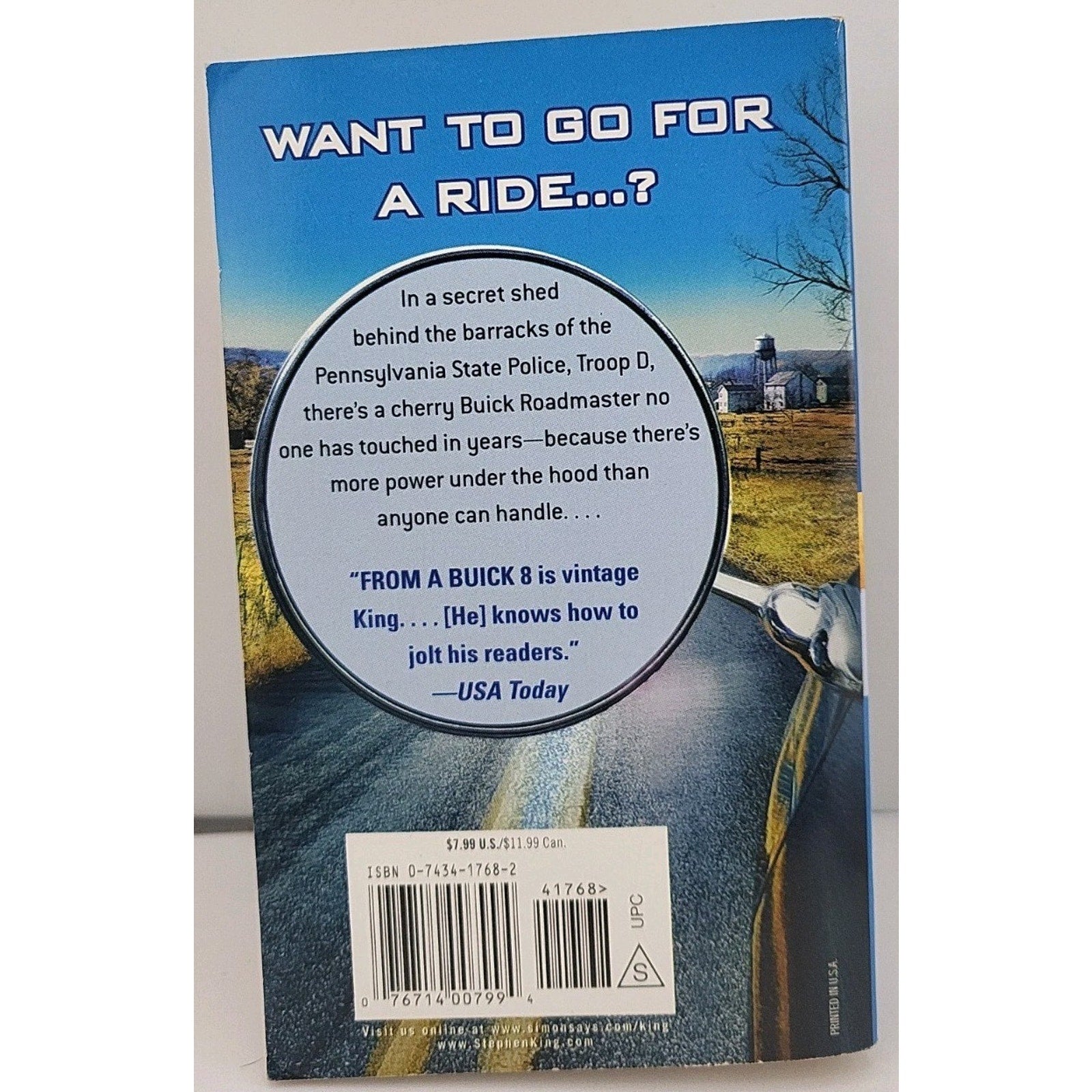 From a Buick by Stephen King (2003, Trade Paperback)