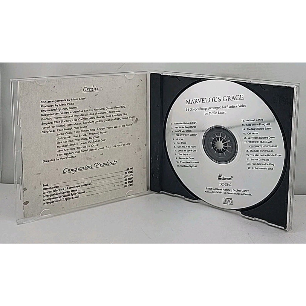 Marvelous Grace by Mosie Lister CD 24 Gospel Songs