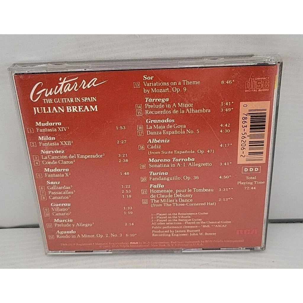 Guitarra by Julian Bream CD