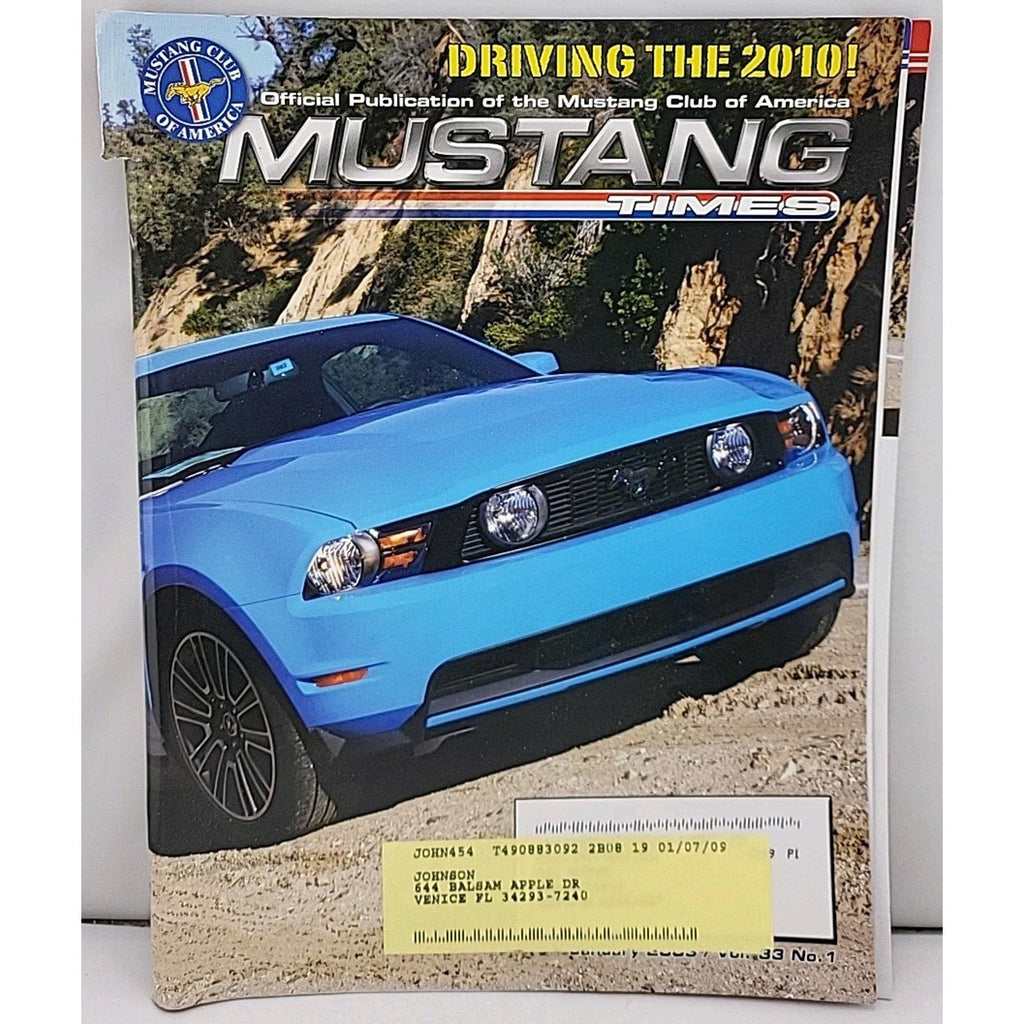 Mustang Times Magazine January 2009 Vol. 33 No. 1
