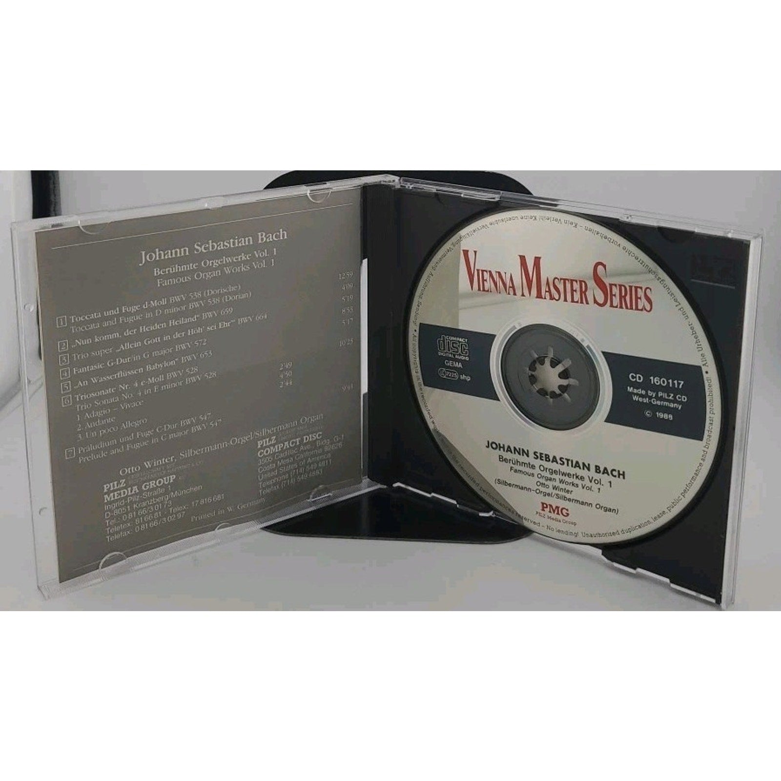 Bach: Famous Organ Works Vol 1 (CD, Jan-1990, Pilz Vienna Masters Series)