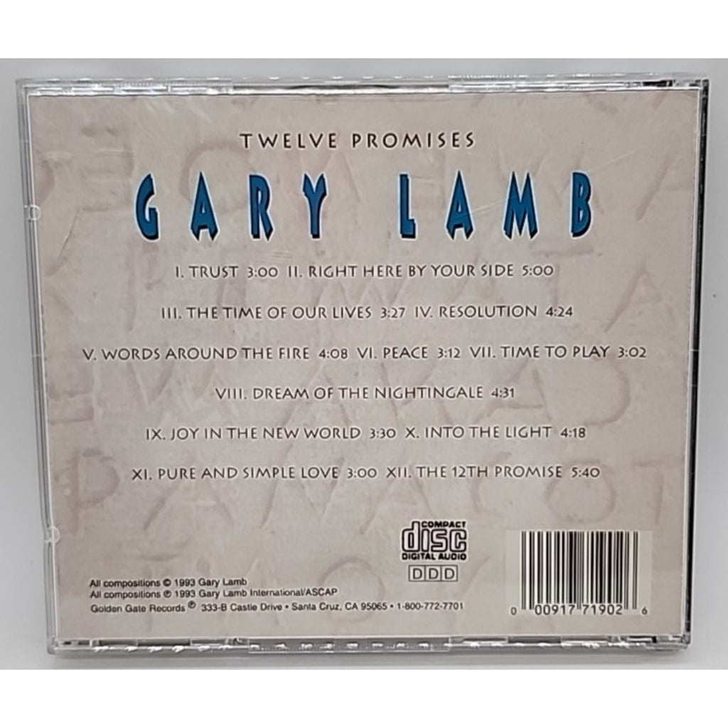 Twelve Promises by Gary Lamb (New Age) (CD, 1993, Golden Gate (New Age))