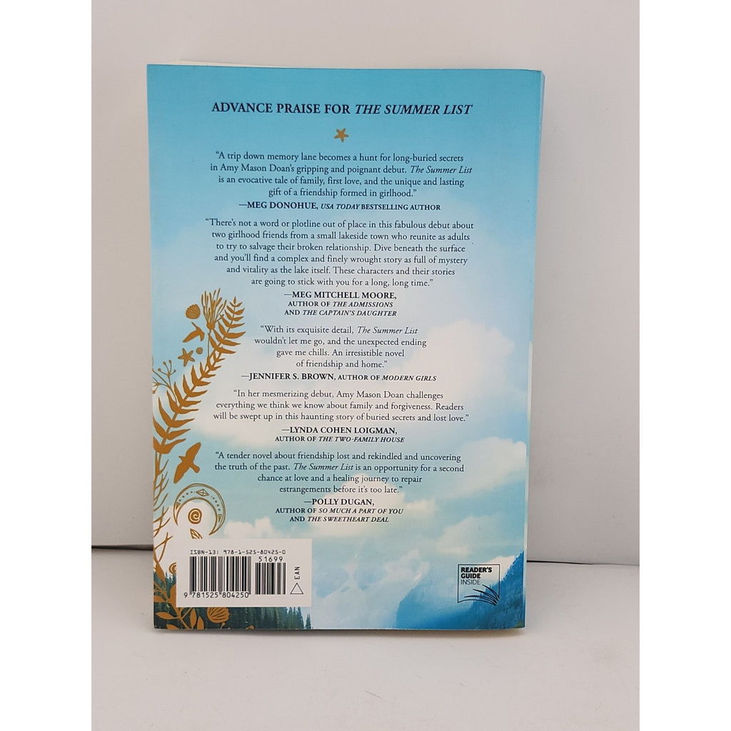 Summer List : A Novel by Amy Mason Doan (2018, Trade Paperback)