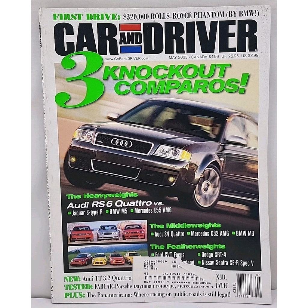 Car And Driver Magazine - May 2003 - Volume 48 Number 11