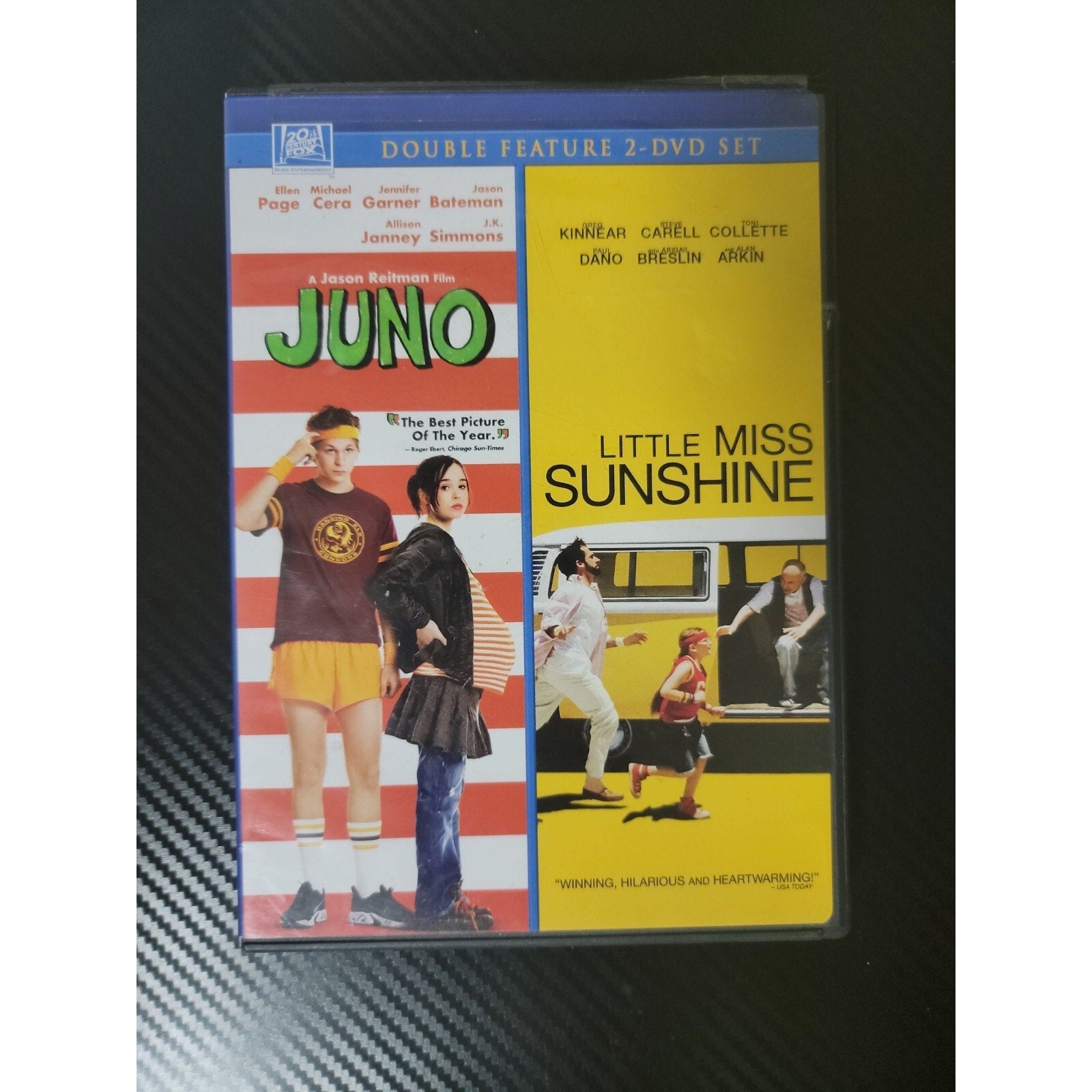 Double Feature Juno/little Miss Sunshine (DVD,2007,fullscreen/widescreen,2-disc)
