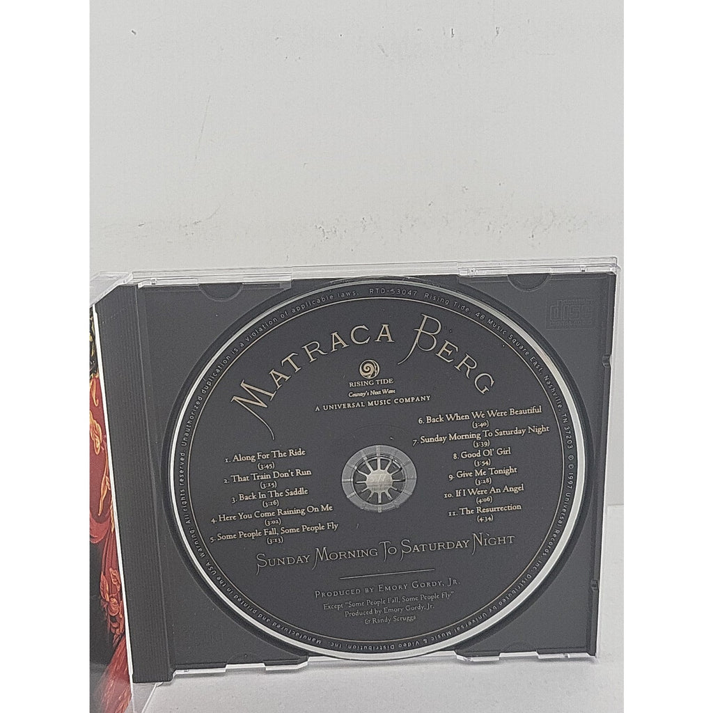 Sunday Morning to Saturday Night by Matraca Berg (CD, Sep-1997, Rising Tide...