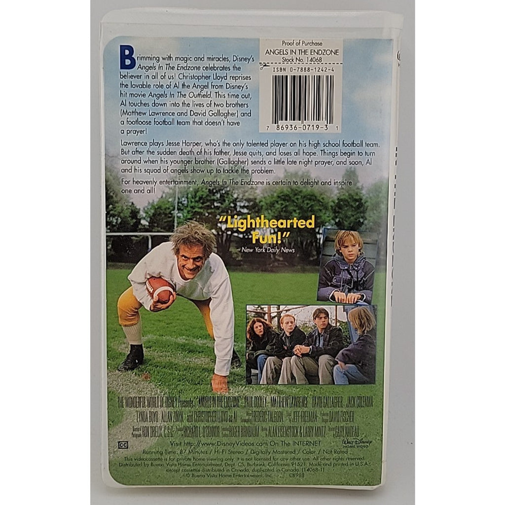Angels in the EndZone (VHS, 1998)
