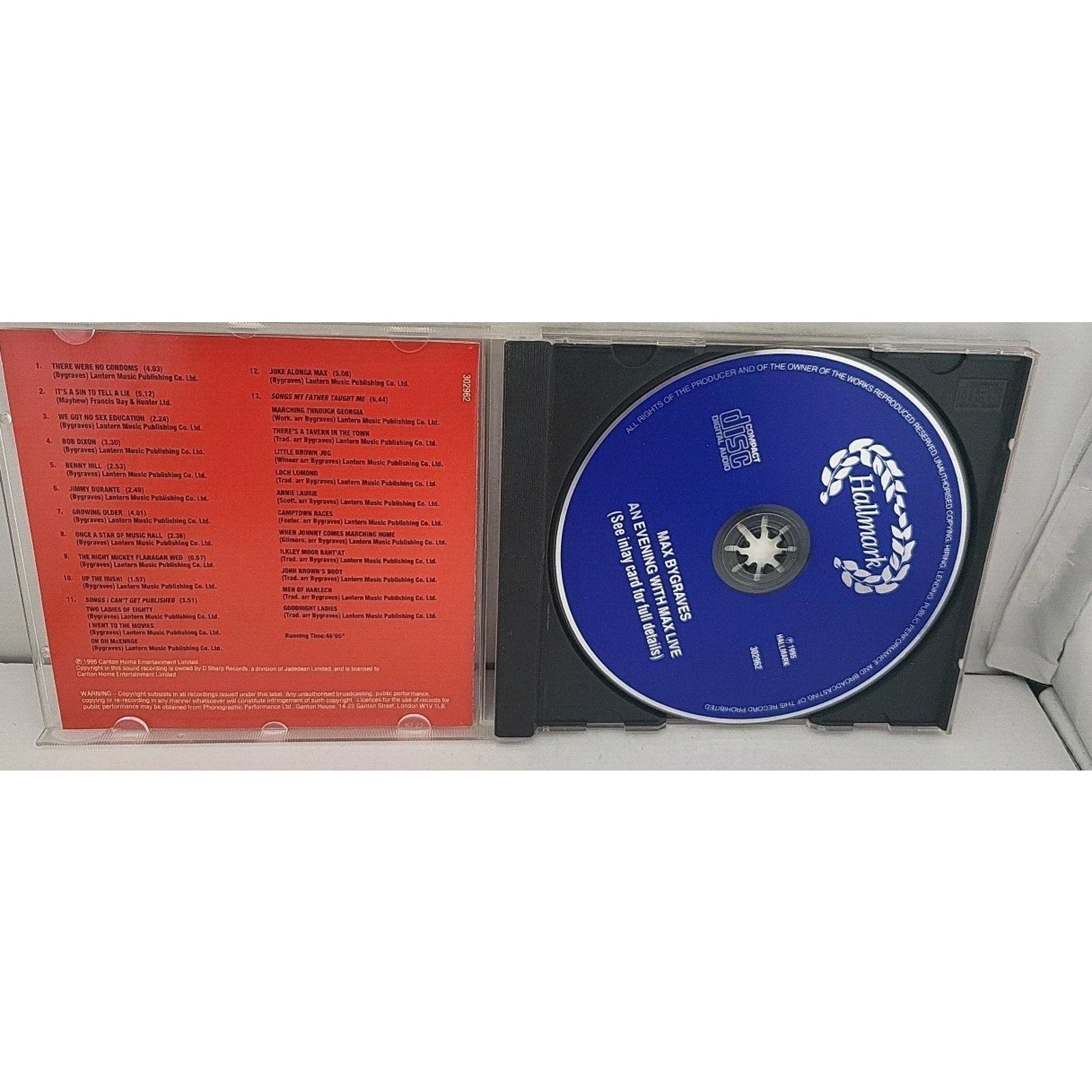 An Evening With Max - Live - Max Bygraves CD