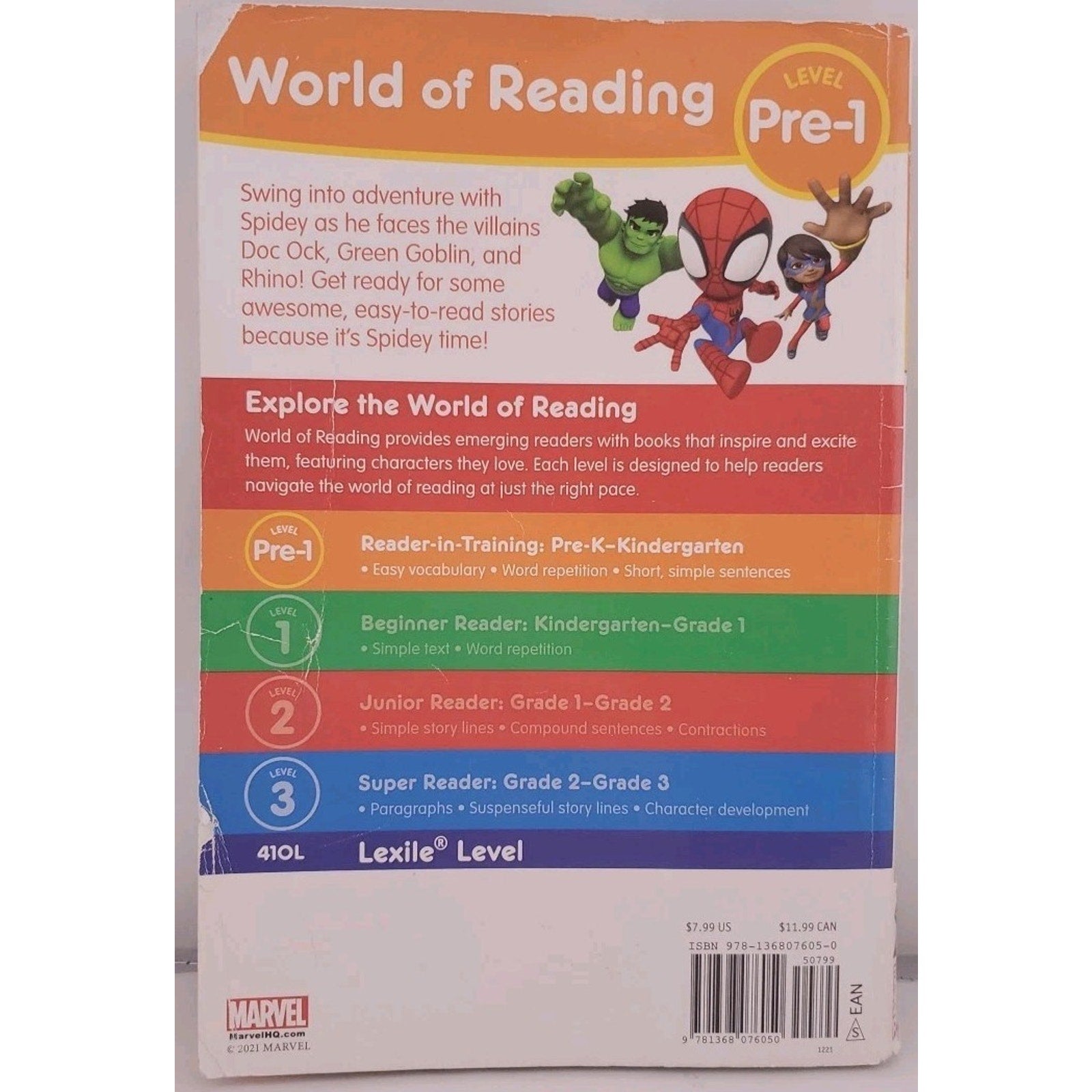 World of Reading: Spidey Saves the Day : Spidey and His Amazing Friends by...