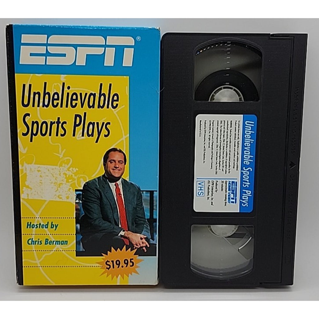 Unbelievable Sports Plays (VHS, 1996)