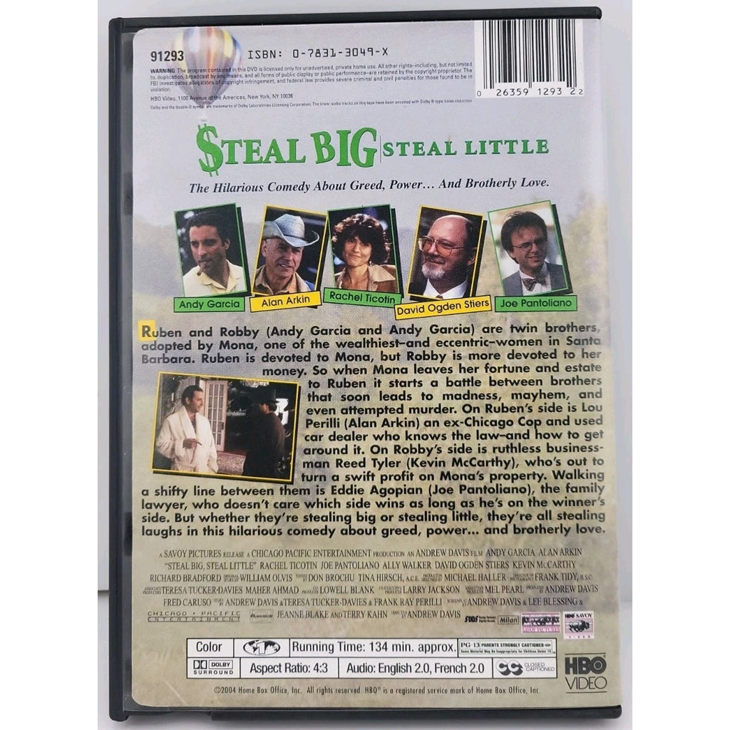 Steal Big, Steal Little (DVD, 2004)